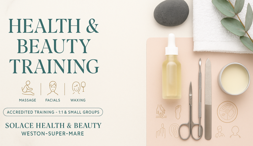 Solace Health and Beauty Training Weston super Mare